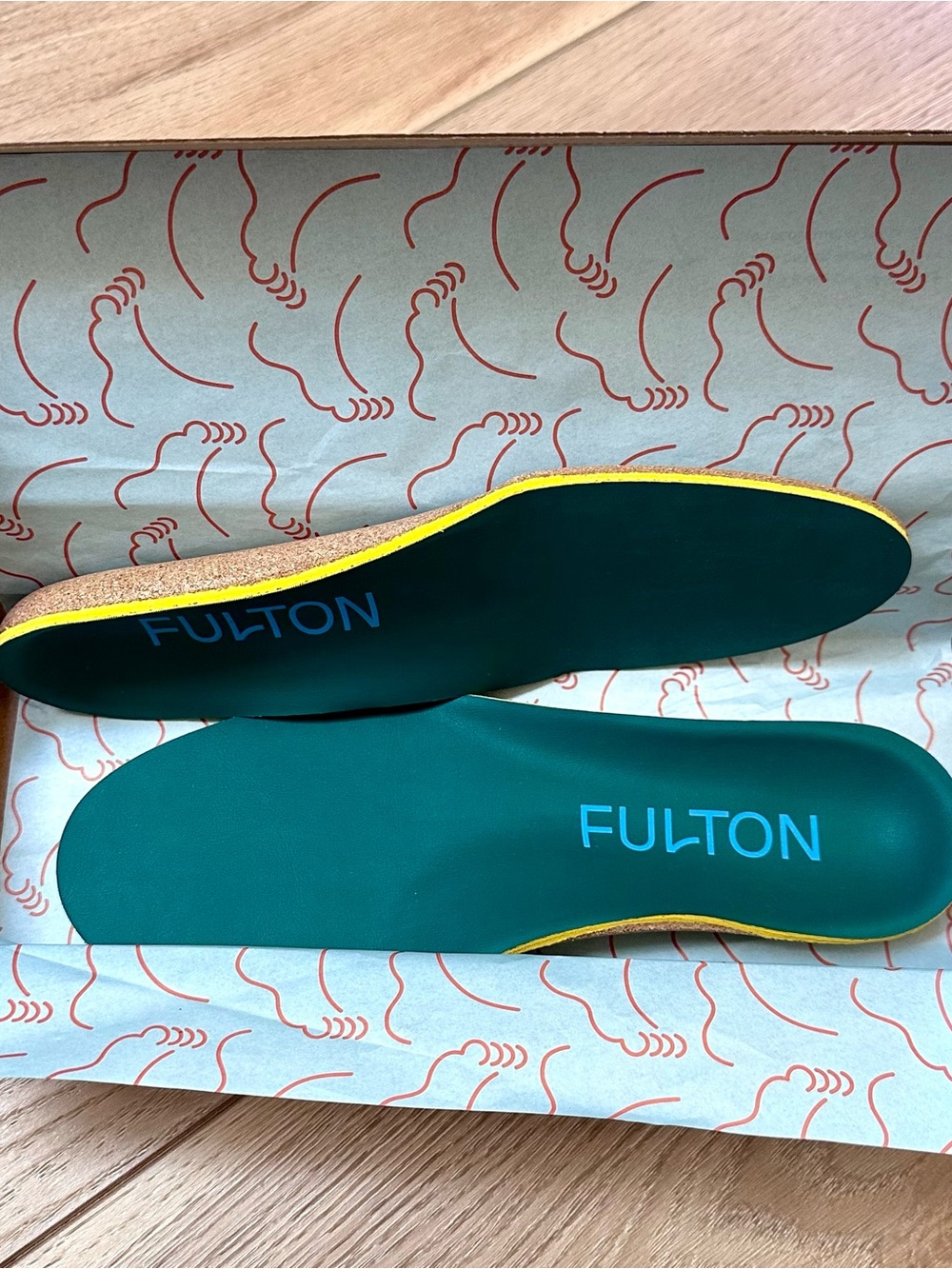 New FULTON Women's Orthotic Insoles W7
